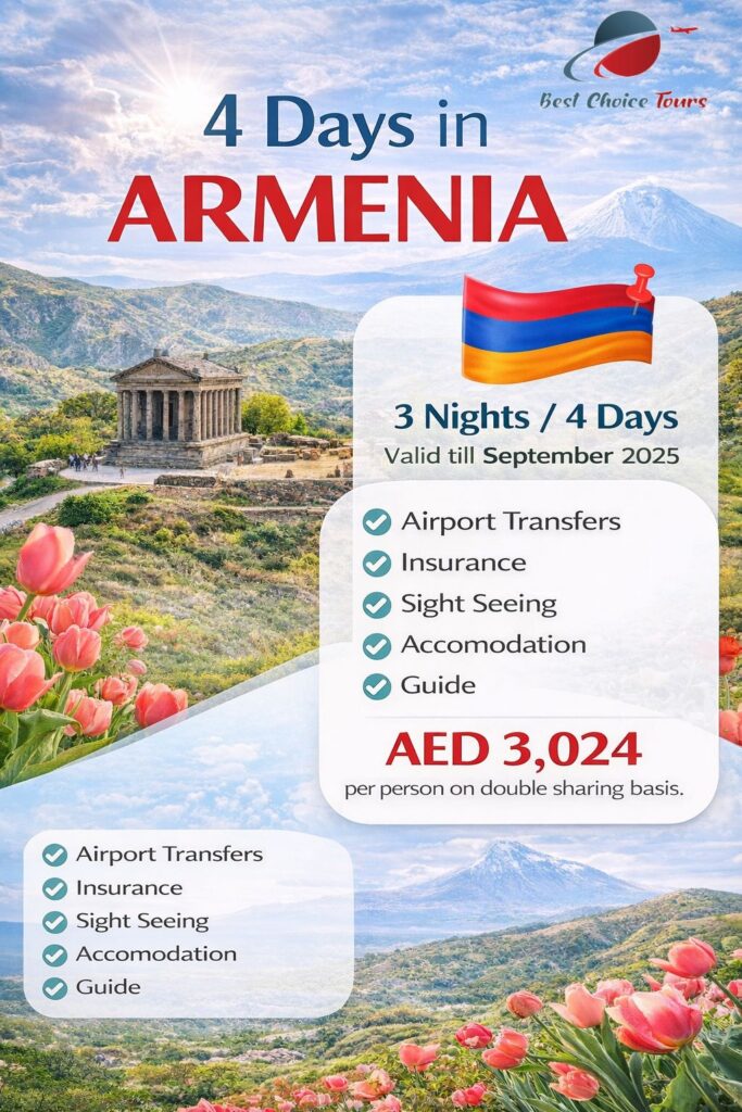 Armenia Tour Package Price